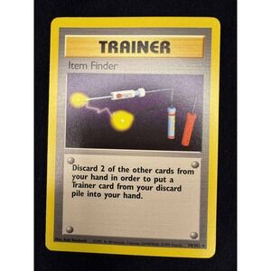 Pokemon Item Finder Trainer Card 74/102 1999‎